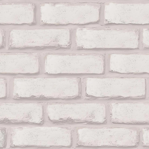 Sample of Wandsworth Brick Wallpaper in White