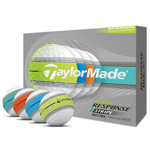 TaylorMade Tour Response Stripe Golf Balls - Multi Colour