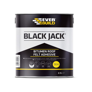 Everbuild Black Jack Bitumen Roof Felt Adhesive 2.5L 90402