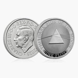 British Music Legends Pink Floyd 2026 UK £5 BU Coin