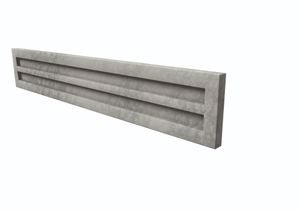 Supreme Concrete Semi Dry Recessed Gravel Board 1830 x 305 x 50mm GBR305