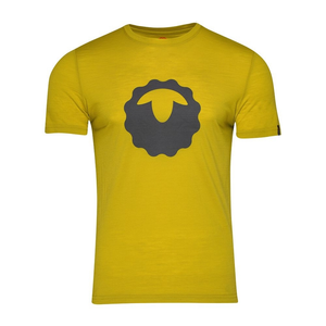 Mens Merino 150 Emblem Tee (Lime)