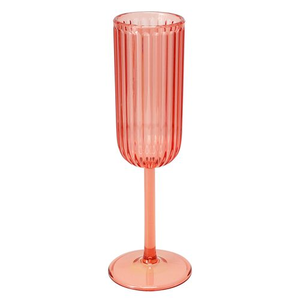 Champagne Glass 165ml Pink