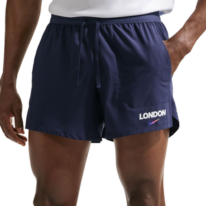 Nike Mens Dri-FIT 5" Brief-Lined Stride Short - Midnight Navy London - SP26