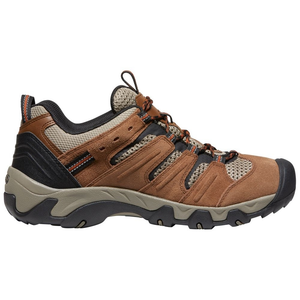 Mens Headout WP Hiking Shoes (Bison/Fossil Orange)