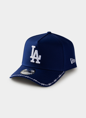 New Era MLB 9Forty A-Frame Los Angeles Dodgers Barb Visor Snapback Cap