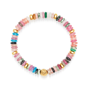 Multicolor Tourmaline Wristband (M)
