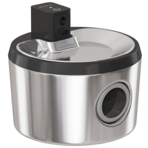 PawHut Wireless Cat Water Fountain for Drinking Stainless Steel, 4L Battery Operated Cat Fountain Cordless, 6 Filters