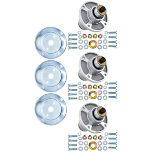 Spindle Kit for Hustler Raptor SD SDX X XD 54-Inch 607418 604664 3 Pack