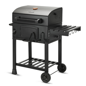 Big Smokey American Style BBQ with Side Table & Wheels
