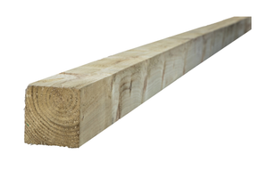 BSW 90 x 90mm x 2.4m SAWN GREEN TREATED TIMBER UNSEASONED FSC