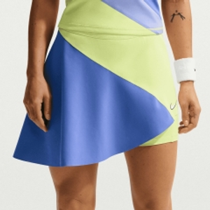 Nike Court Slam Skirt - Light Lemon Twist/Sapphire/White