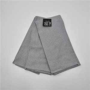 Rans - London Waffle Tea Towel Silver Set 3pce