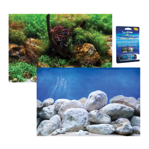 Hugo Garden/Stone double sided aquarium background 60x120cm