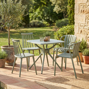 Palma Outdoor Dining Table - French Grey