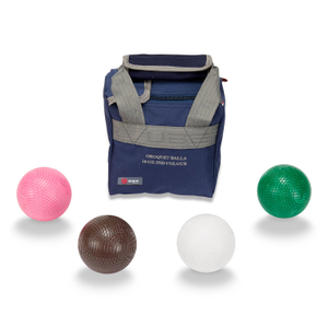 Set of 4 Composite Croquet Balls - 16oz - in 2 colour sets