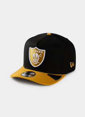 New Era NFL 9Fifty A-Frame Las Vegas Raiders Black Mustard 2Tone Snapback