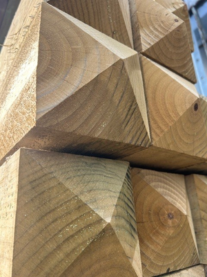 Wingham™ Timber Treated Radiata Pine Four Way Weathered Post 145 x 145 x 2100mm