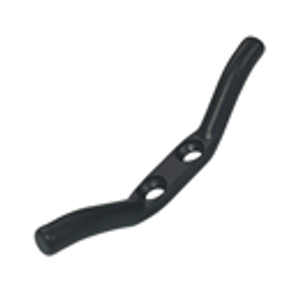 Black Halyard Cleat - Stainless Steel