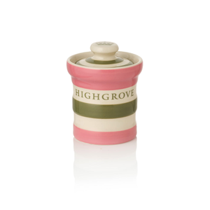 Cornishware Jam / Honey Pot