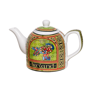 New Bone China Ireland Peacock Teapot