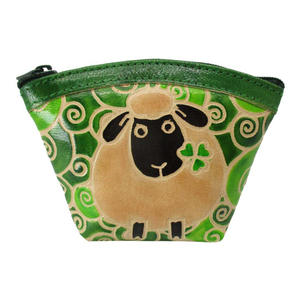 Genuine Leather Irish Sheep Coin Purse
