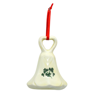 Porcelain Christmas Bell Ornament