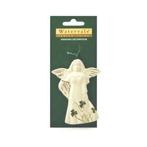Parian China Irish Angel Hanging Ornament