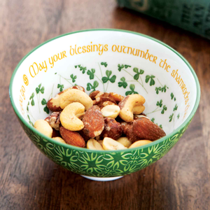 Irish Blessings Shamrock Bowl by Royal Tara