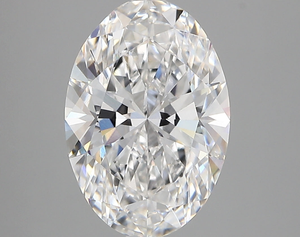 3.30 Carat Oval Cut Lab Grown Diamond VVS2 E