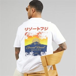 THREADBARE Mens Rock T-Shirt White