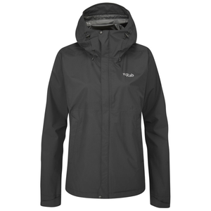 Womens Downpour Eco Jacket (Black)