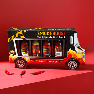 Happy Box BBQ Sauce and Rubs Grill Truck Set - 6 Pack