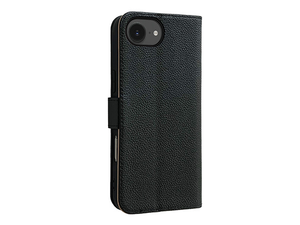 Premium Leather Wallet Case for Apple iPhone 17e - Black