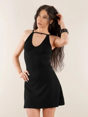 'Robe courte sans manches "Eléa", Noir'