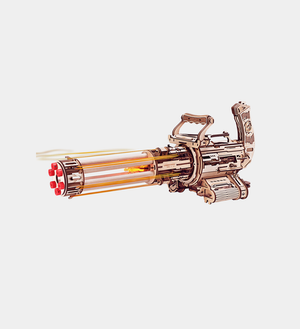 ROKR Rotating-Barrel Machine Gun Wooden Model Kit
