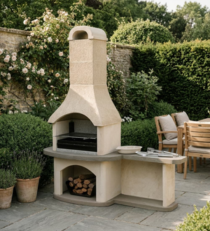 Axon Verona Masonry Barbecue with Side Table