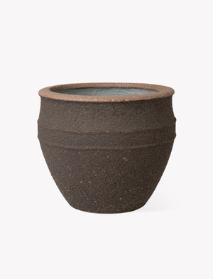 Haberton Planter 40.5cm - Ficonstone, Antique Brown