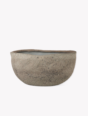 Cranford Planter Oval 80cm - Ficonstone, Grey, Large