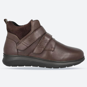 Men's Wide Fit DB Solomon Boots - Brown Lea / Suede