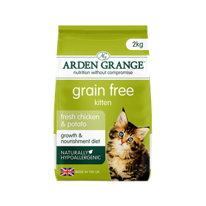Arden Grange Grain Free Kitten Dry Food (Chicken) 2kg