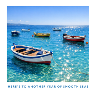 Moonpig Photographic Here's To Another Year Of Smooth Seas Boat Birthday Card