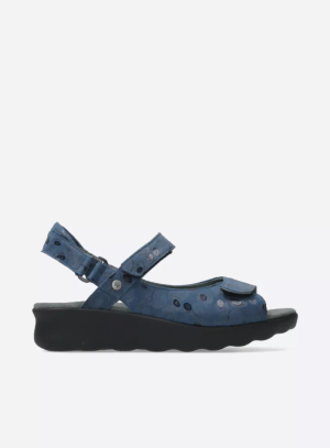 Pichu - blue circles leather - Blue, 41