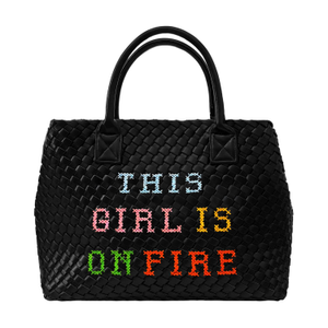 Vegan This Girl Is On Fire Handbag (M)