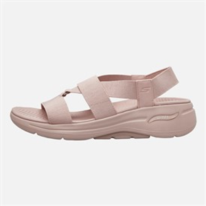 SKECHERS Womens Pleasant Go Walk Arch Fit Sandals Blush