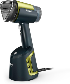 Tefal DT9810G0 AeroSteam Handheld Garment Steamer 100ml 1400w Black/Forest Green