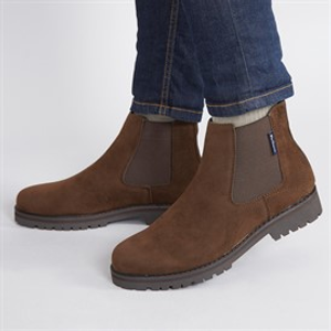 Ben Sherman Chelsea Boots voor Heren Chesterley Bruin IMI Suède