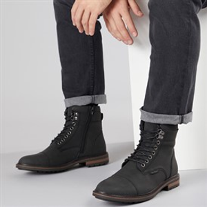 Ben Sherman Heren Bonneville Boots met neuskap Zwart