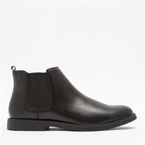 Deakins Chelsea Boots Heren Zwart PU Morley