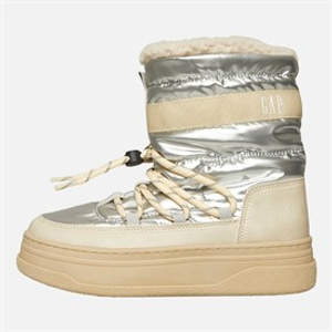 GAP Dames Paradise Hoge Nylon Sneeuwlaarzen Off White